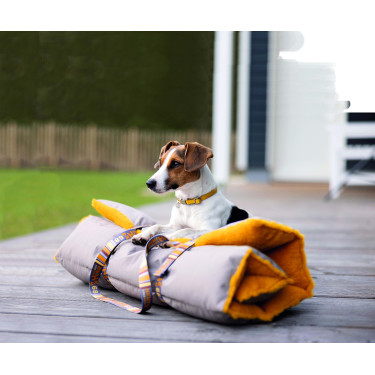 Tapete para cão Anam Cara Travel HKM Cinzento-acastanhado Castanho Tapete para cão Anam Cara Travel HKM Cinzento-acastanhado Castanho