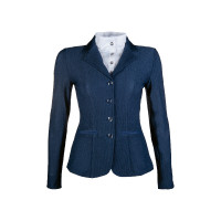 Casaco de competição Mesh Linda HKM Azul escuro