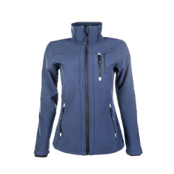 Casaco softshell Sport HKM Feminino e Infantil Azul escuro
