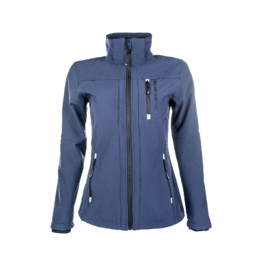 Casaco softshell Sport HKM Feminino e Infantil Azul escuro