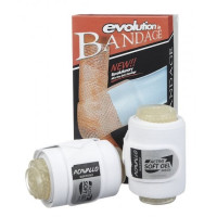 Bandagens combinadas Acavallo gel e elásticas Preto