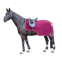 Polar fleece uitrijdeken HKM Vermelho escuro Polar fleece uitrijdeken HKM Vermelho escuro