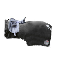 Polar fleece uitrijdeken HKM Preto