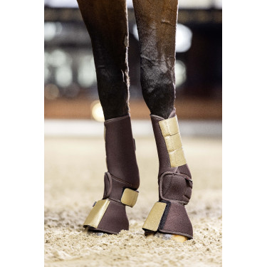 Sinos softoprène Colour Pro HKM Castanho escuro Sinos softoprène Colour Pro HKM Castanho escuro