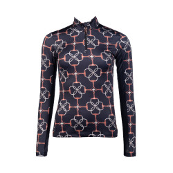 Camiseta técnica Edinburgh HKM de mangas compridas Preto