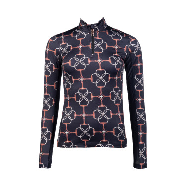 Camiseta técnica Edinburgh HKM de mangas compridas Preto