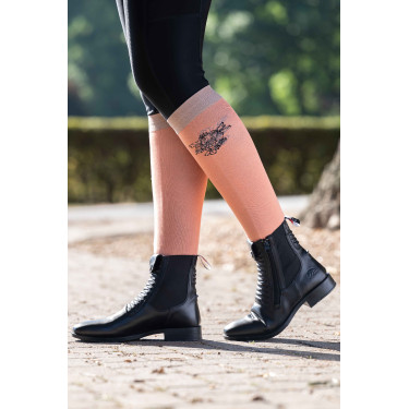 Meias Savona Style HKM Damásco Laranja