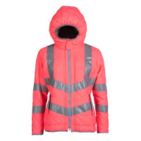 Casaco feminino Reflective HKM Rosa néon