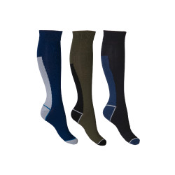 Meias masculinas Mateo HKM conjunto com 3 peças