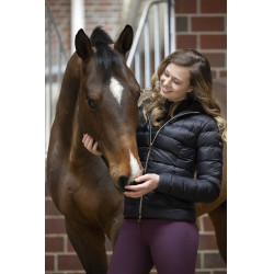 Casaco acolchoado Lena HKM Preto / dourado rosa