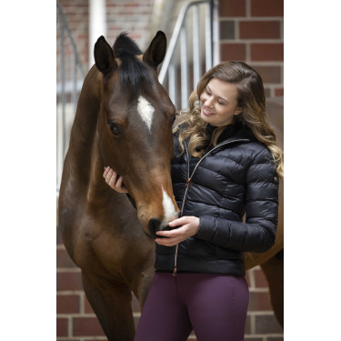 Casaco acolchoado Lena HKM Preto / dourado rosa