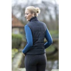 Casaco acolchoado longo 2 em 1 Dakota HKM Preto