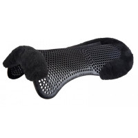 Amortecedor de gel e lã com elevação traseira Acavallo Preto Amortecedor de gel e lã com elevação traseira Acavallo Preto