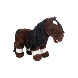 Pelúcia HKM Cuddle Pony Castanho escuro