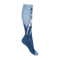 Meias para crianças Helsinki HKM Azul glaciar / azul