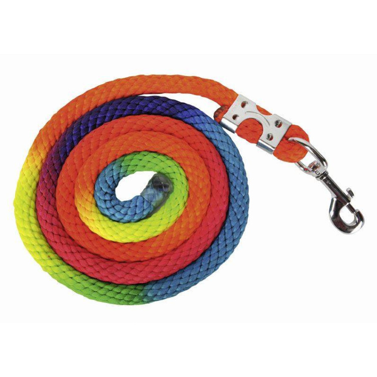 Longe Multicolor com mosquetão HKM Longe Multicolor com mosquetão HKM