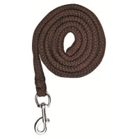 Longe Stars com mosquetão HKM Castanho escuro