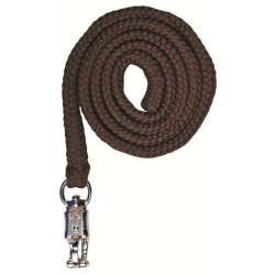 Longe Stars com mosquetão antipânico HKM Castanho escuro Longe Stars com mosquetão antipânico HKM Castanho escuro