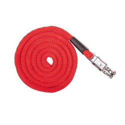 Longe Aachen com mosquetão antipânico HKM Vermelho