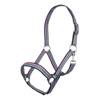 Cabeçada Linz HKM Marrom / cinza / rosa / azul Cabeçada Linz HKM Marrom / cinza / rosa / azul