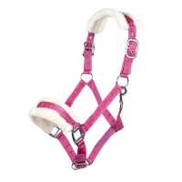 Caveção Bischofshofen acolchoamento Teddy HKM Magenta Rosa