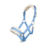 Caveção Bischofshofen acolchoamento Teddy HKM Azul céu Caveção Bischofshofen acolchoamento Teddy HKM Azul céu