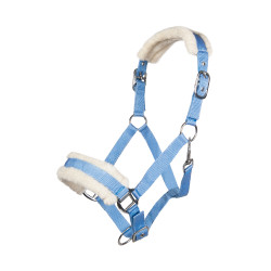 Caveção Bischofshofen acolchoamento Teddy HKM Azul céu