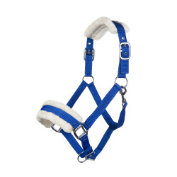 Caveção Bischofshofen acolchoamento Teddy HKM Azul royal Caveção Bischofshofen acolchoamento Teddy HKM Azul royal
