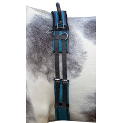 Surcinta de lona com alça HKM Marinho / azul céu