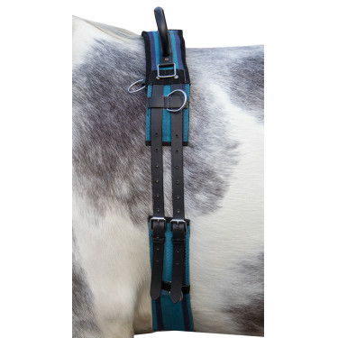 Surcinta de lona com alça HKM Marinho / azul céu