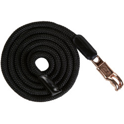 Longe Rosegold Glamour Style mosquetão antip. HKM Longe Rosegold Glamour Style mosquetão antip. HKM