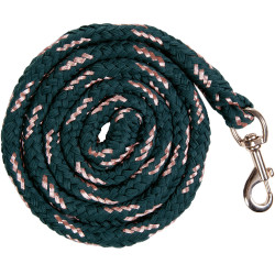 Longe Rosegold com mosquetão HKM Esmeralda / ouro rosa Longe Rosegold com mosquetão HKM Esmeralda / ouro rosa