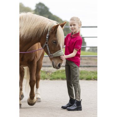 Polo Clássico HKM Arando Rosa