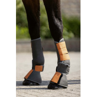 Guêtres softoprène Colour Pro HKM Castanho escuro