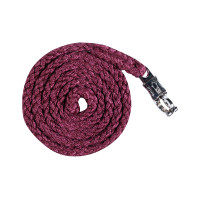 Longe Berry com mosquetão antipânico HKM Vermelho escuro