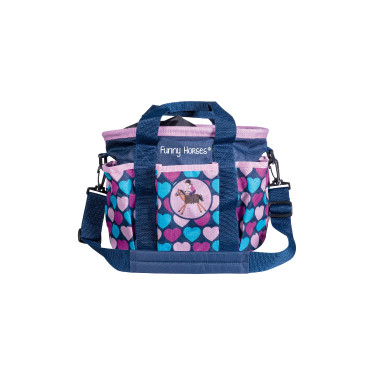 Bolsa de escovagem Funny Horses Hearts HKM Bolsa de escovagem Funny Horses Hearts HKM