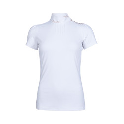 Polo de competição Darya HKM Branco Polo de competição Darya HKM Branco