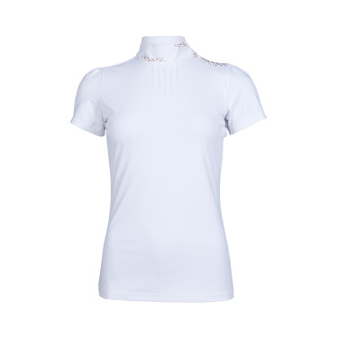 Polo de competição Darya HKM Branco Polo de competição Darya HKM Branco