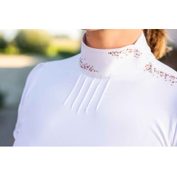 Polo de competição Darya HKM Branco Polo de competição Darya HKM Branco