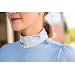 Polo de competição Darya HKM Azul cinzento Polo de competição Darya HKM Azul cinzento