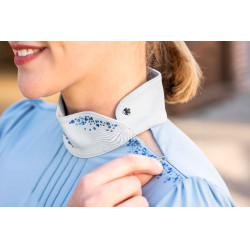 Polo de competição Darya HKM Azul cinzento Polo de competição Darya HKM Azul cinzento
