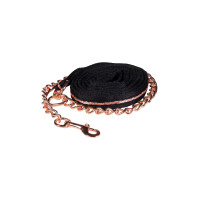 Longe de apresentação HKM Preto / dourado rosa