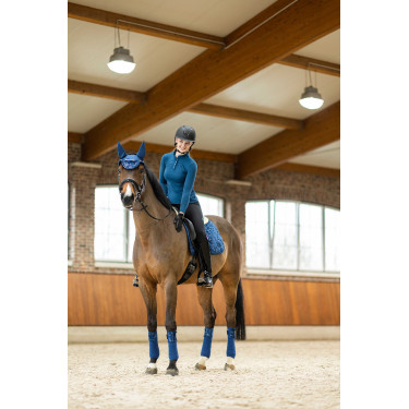 Polo de mangas compridas Port Royal HKM Azul escuro