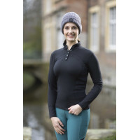 Polo de mangas compridas Port Royal HKM Azul escuro Polo de mangas compridas Port Royal HKM Azul escuro