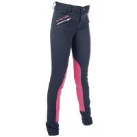 Calça infantil My first HKM Marinho / magenta escuro Azul-marinho Calça infantil My first HKM Marinho / magenta escuro Azul-marinho