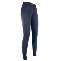 Calças Penny Easy com reforços em tecido HKM Calças Penny Easy com reforços em tecido HKM