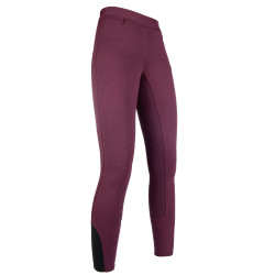 Legging Yvi com fundo integral em silicone HKM Vermelho escuro