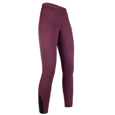 Legging Yvi com fundo integral em silicone HKM Vermelho escuro