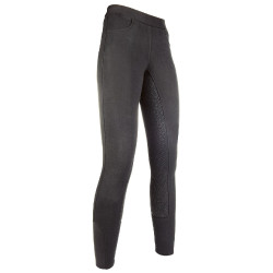 Legging Yvi com fundo integral em silicone HKM Preto Legging Yvi com fundo integral em silicone HKM Preto