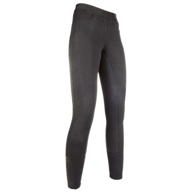 Legging Yvi com fundo integral em silicone HKM Preto Legging Yvi com fundo integral em silicone HKM Preto